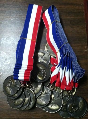Lot 20 Football Medals great for high school tournament