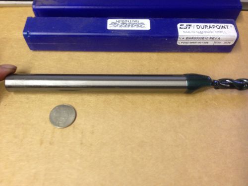 DURAPOINT SOLID CARBIDE DRILL SIZE .3075