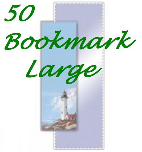 Bookmark 50 PK Laminating / Laminator Pouches Sheets  5 mil.  2-3/8 x 8-1/2