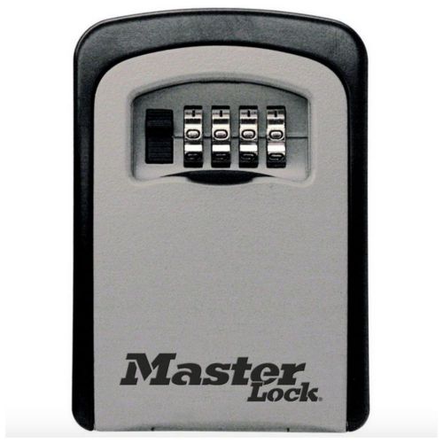 Master Masterlock Combination Lock Box Padlock Key Safe Door Wall Mount Storage