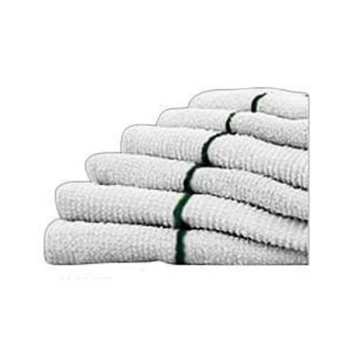 25 dozen green stripe premium grade bar mop restaurant cleaning towels 34oz* for sale
