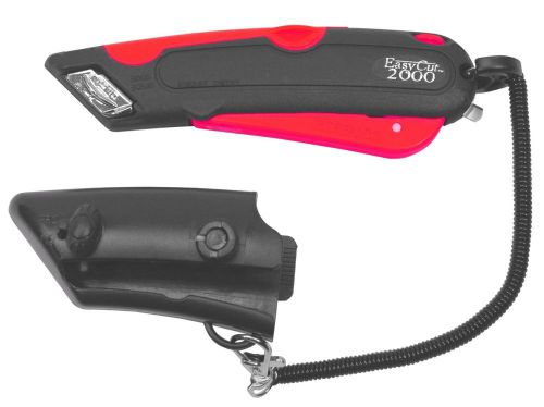 Easy cut red 2000 safety box cutter with free 10-pk blades &amp; 1- one work glove! for sale