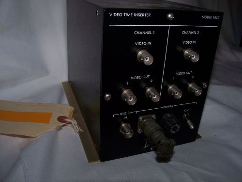 VINTAGE  DATUM VIDEO TIME INSERTER 9550-726 Serial #1785 Purchased from NASA