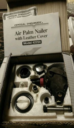 Air Palm Nailer with leather cover by Central Pneumatic