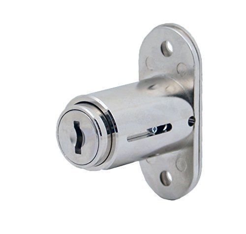 Fjm security mei-3779-ka plunger lock with chrome finish keyed alike for sale
