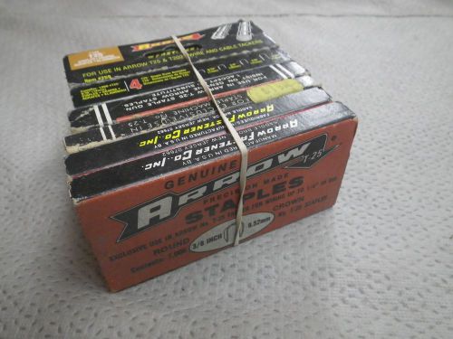 Lot of arrow staples round crown style 1000&#039;s for sale