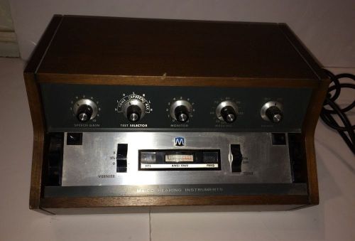 VINTAGE MAICO HEARING INSTRUMENTS AUDIOMETER MODEL: MA-17