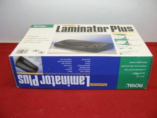 Royal SuperGuard Laminator Plus w/ Starter Supplies 9&#034; Laminator 16813U NEW