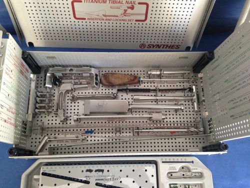 Synthes (105.570) Titanium Tibial Nail Insertion/Locking Set (Complete Set)