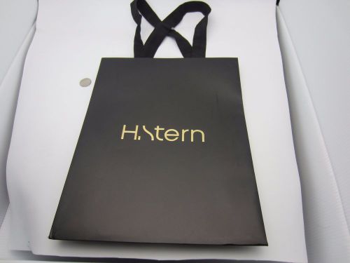 H. Stern Jewelers gift bag tote shopping large empty black 10 5/8&#034;