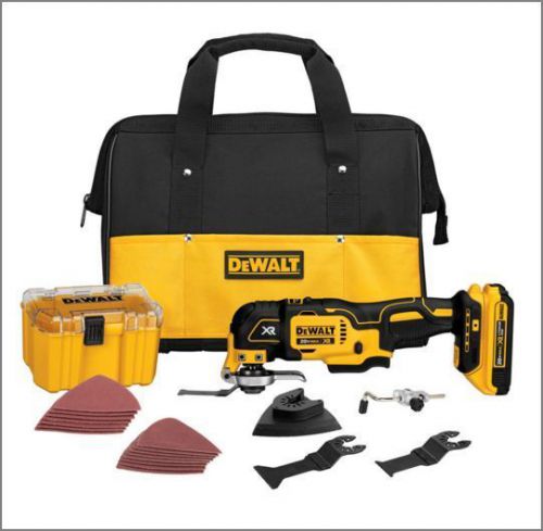 Dewalt 28-piece oscillating tool kit cordless 20-volt max sander new dcs355d1 for sale