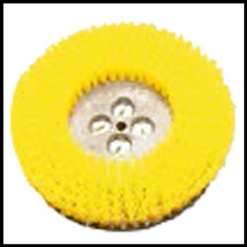 LitePrep Cimex 15&#034; Yellow Polypropylene Soft Brushes - Set of 3 - 3803