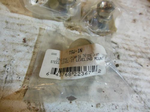 McMaster-Carr TSW-1N leveling mount quantity 4