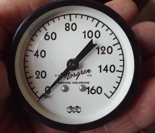 C.a. norgren co. pressure gauge 0-160 psi == free postage in usa for sale