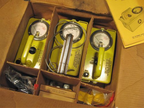 Vintage Civil Defense shelter radiation detection kit