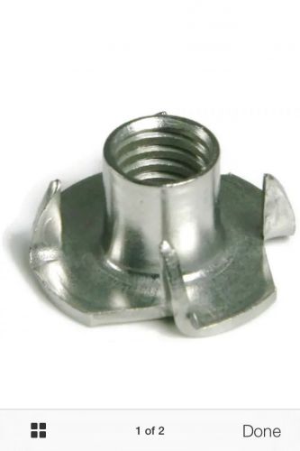 Stainless Steel T-Nut UNC, 4 Prong, 1/2-13 x 7/16