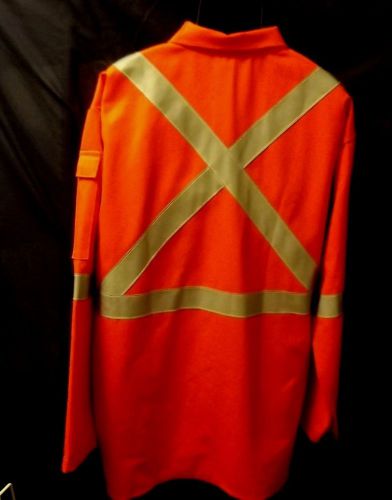 Burlington northern sportex welding hotwork flame resistant 2xl tall jacket coat for sale