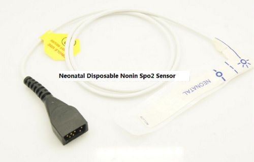 10pcs Neonatal Disposable Nonin Spo2 Sensor Compatible
