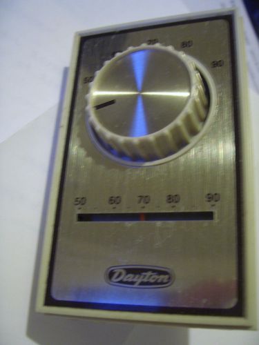 Electric dayton thermostst model 2e158 125 or 250 vac  50-90 deg f for sale