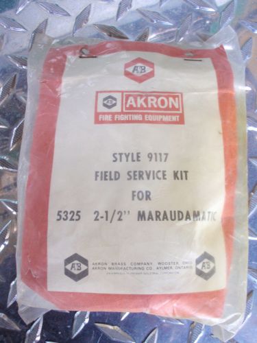 Akron Style 9117 Field Service Kit Fire Engine Nozzle 5325 2 1/2&#034; Maraudamatic