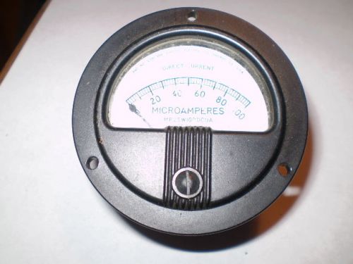 Simpsons Electric Microamperes Model 126 gauge