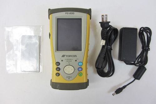 Topcon FC-200 Data Collector w/ Pocket 3D Version 9.2.1 GPS Survey, Bluetooth