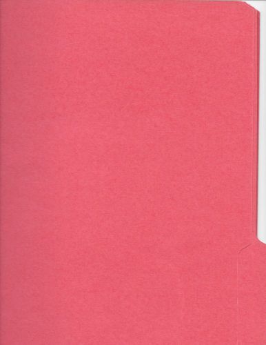 3 red letter size file folders right top tabbed-new