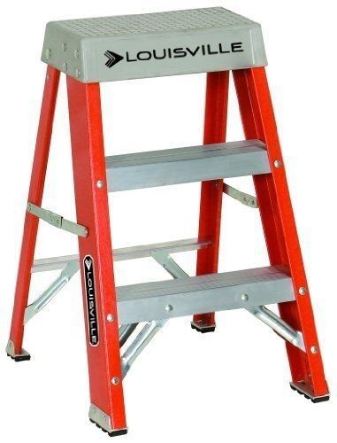 Louisville ladder fs1502 300-pound duty rating fiberglass ladder, 2-feet , new, for sale