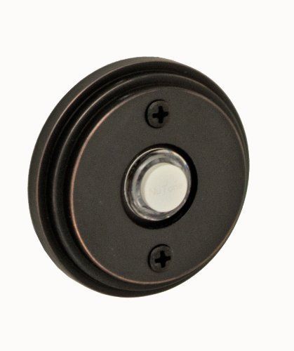 Fusion hardware bel-b1-orb decorative collection stepped doorbell, oil rubbed for sale