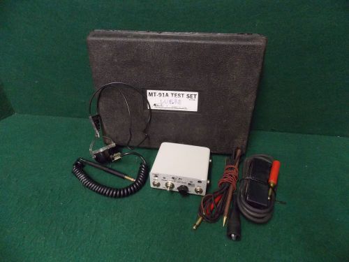 Metro tel corp mt 91a model 99-0100 amplifier test set w/ 147d-sp amplifier %d for sale