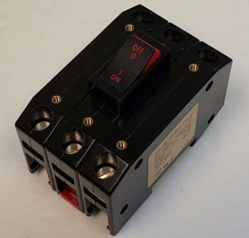 Carling Switch DC3-B0-22-650-13C-C, 50A,  3 Pole Circuit Breaker