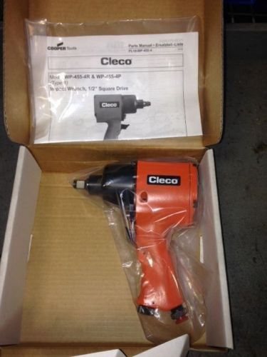 Unused cleco 1/2&#034; dr air impact wrench wp-455-4r 37-370ft/lb 6500 rpm for sale