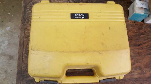 USED TOPCON RL-60B CARRY CASE FULLY FUNCTIONAL NO LEVEL JUST CASE LOT 130