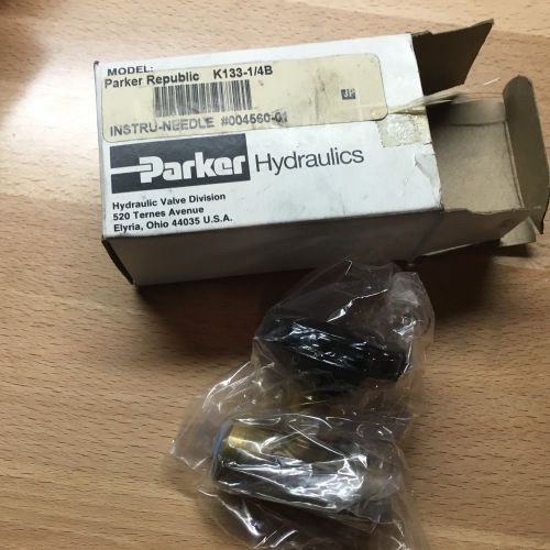 Parker needle valve s133-1/4b instru-needle 004560-01 nib for sale