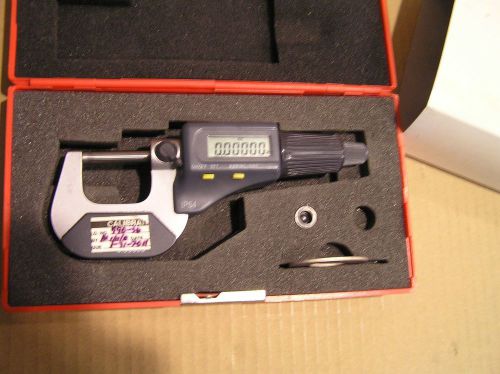 Spi swiss precission instruments 0-1&#034; digital micrometer certified .00005 acurat for sale