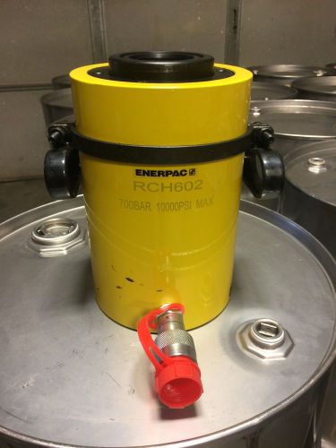 Enerpac Single Acting Hollow Plunger Hydraulic Cylinder 60 Ton Capacity RCH602