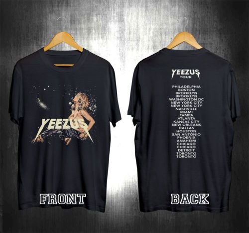 YEEZUS SHIRT KANYE WEST TOUR 2015 GOD WANTS YOU UNISEX SHIRT SIZE L Gildan Shirt