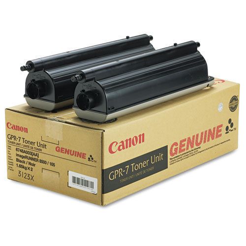 6748A003AA (GPR-7) Toner, 36600 Page-Yield, 2/Pack, Black