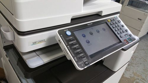 Ricoh aficio mp c6003 color copier printer scanner mpc6003 savin lanier for sale