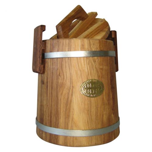 5 liters / 1.4 Gallon Oak Bathtub-Kadka for storing honey and pickles