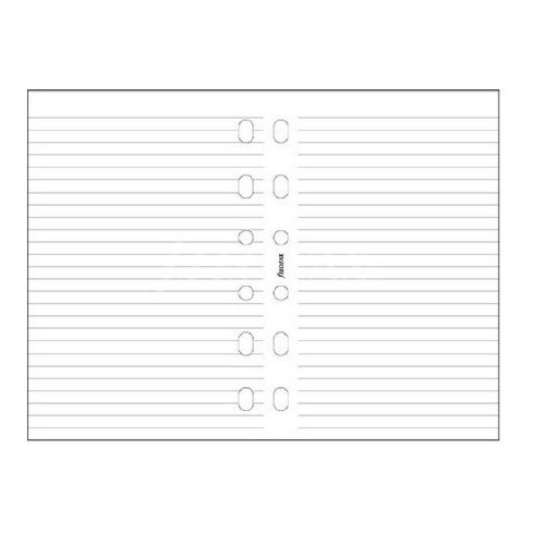 FILOFAX Pocket White Ruled Note Paper- 20 Sheets - B213008