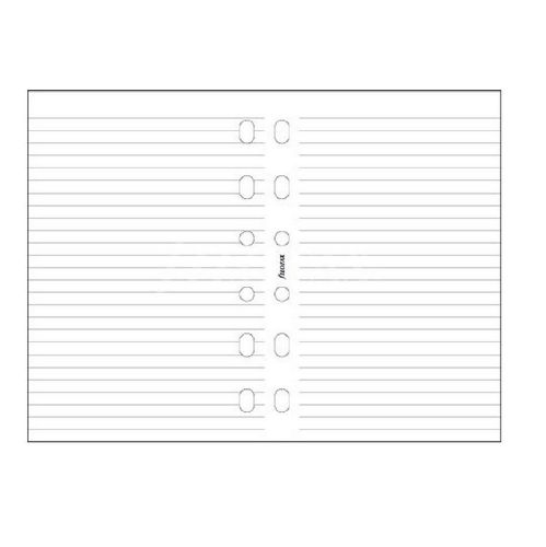 FILOFAX Pocket White Ruled Note Paper- 20 Sheets - B213008