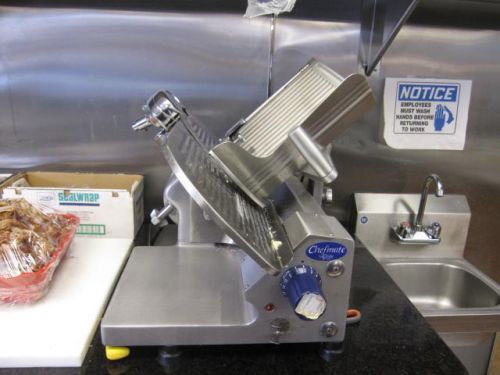 Globe Chefmate GC512 12&#034; Manual Gravity Feed Slicer - 1/3 hp Great Condition