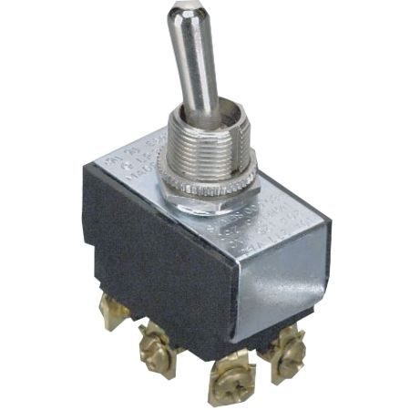 Gc/waldom - toggle switch, dpdt, heavy duty - 1 each for sale