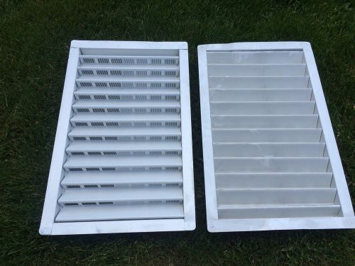 (2x) 81232 14x24 white gable air vent for sale
