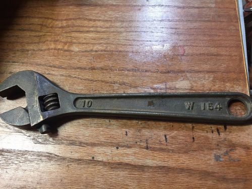 Berylco w 154 spark proof 10 inch adjustable wrench for sale