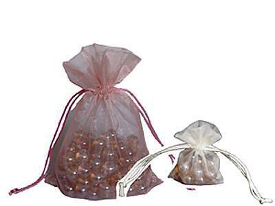 20~ 5x7&#034; Organza Fabric Bag+Red+Gold+Silver+All Color Party Wedding Favor Pouch