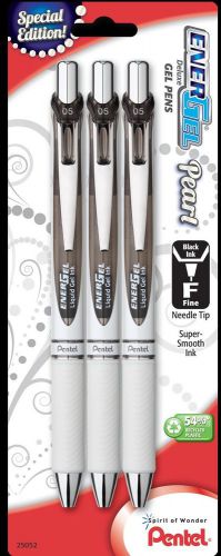 9 ENERGEL PEARL BARREL 0.7mm MEDIUM RETRACTABLE ENERGEL RTX PENS * Black Ink