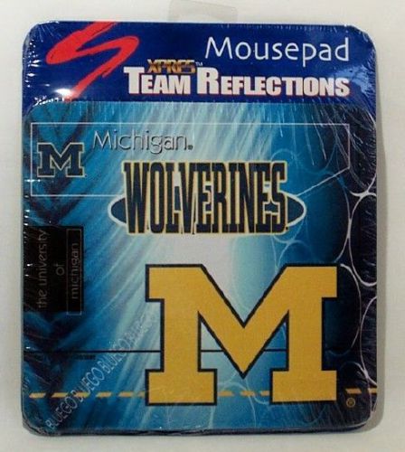 Wolverines Computer Mousepad University Of Michigan Mouse Pad UOM Collectible