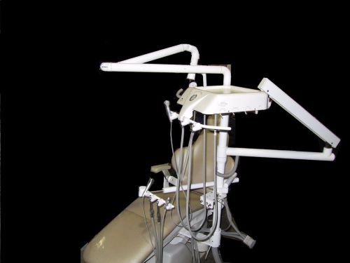 Dansereau cobra dental patient power exam chair w/light and wall mount for sale